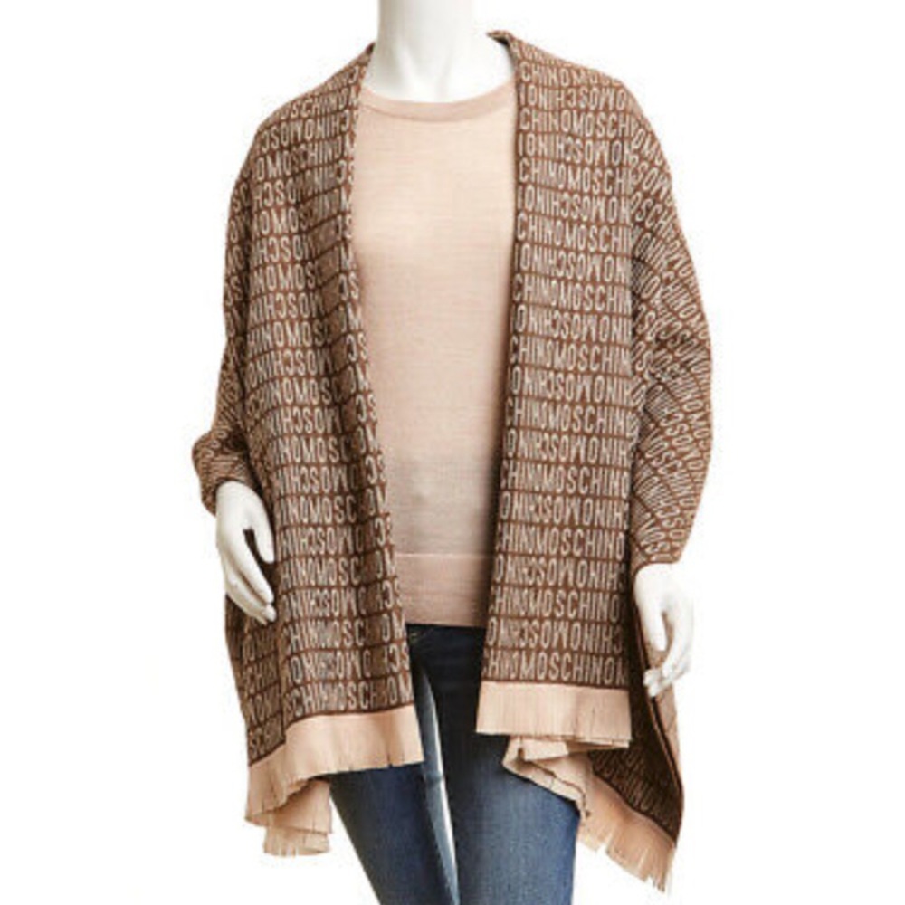 Moschino oversized scarf/wrap, throw/blanket